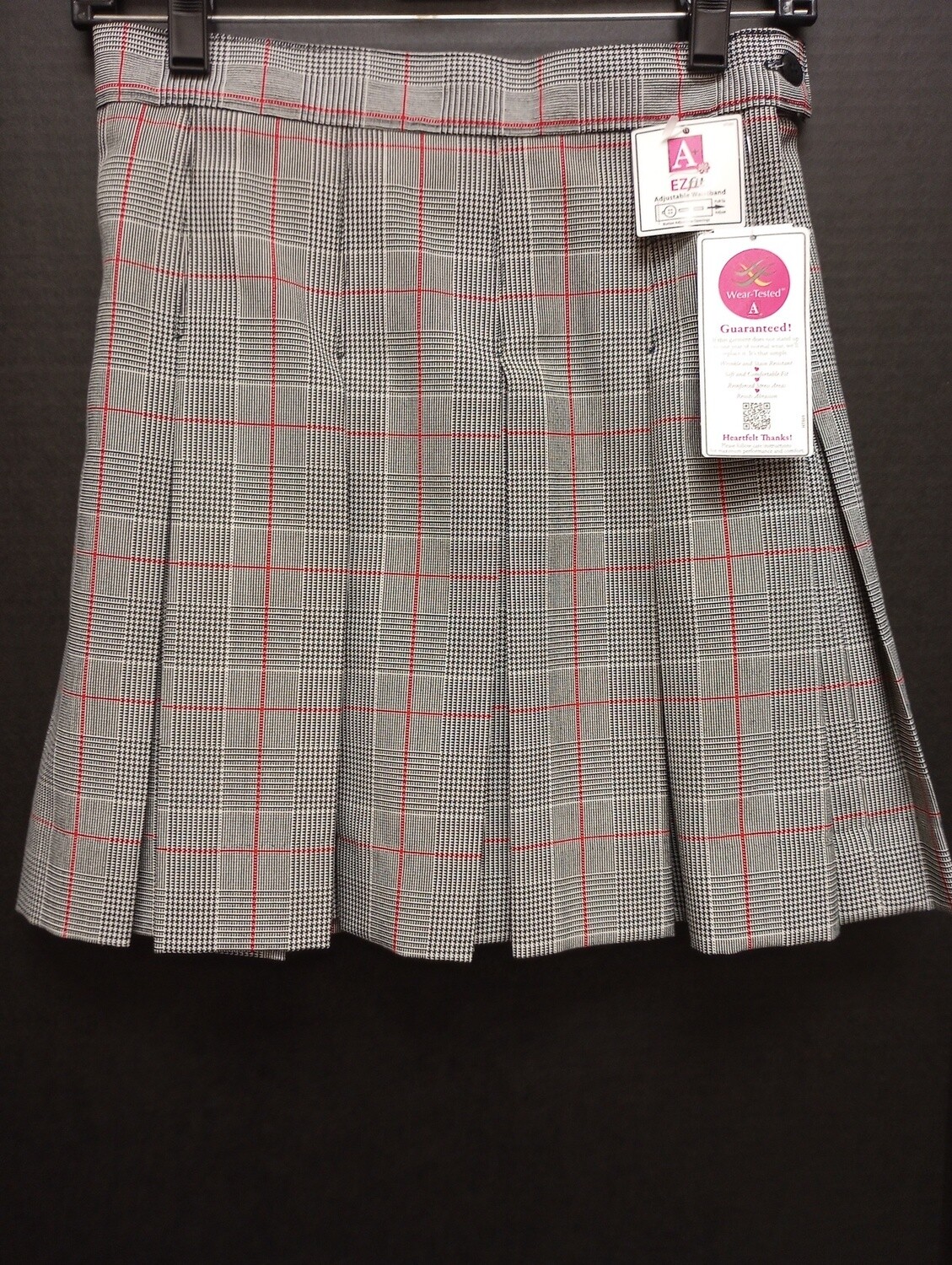 Uniform Plaid Skirt #1943, Size: 3