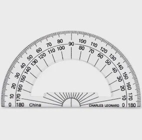 4&quot; Clear Protractor