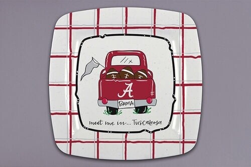 Alabama Square Plate