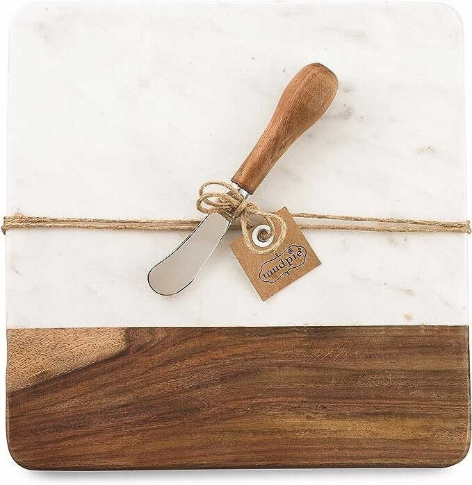 Marble and Wood Board Set