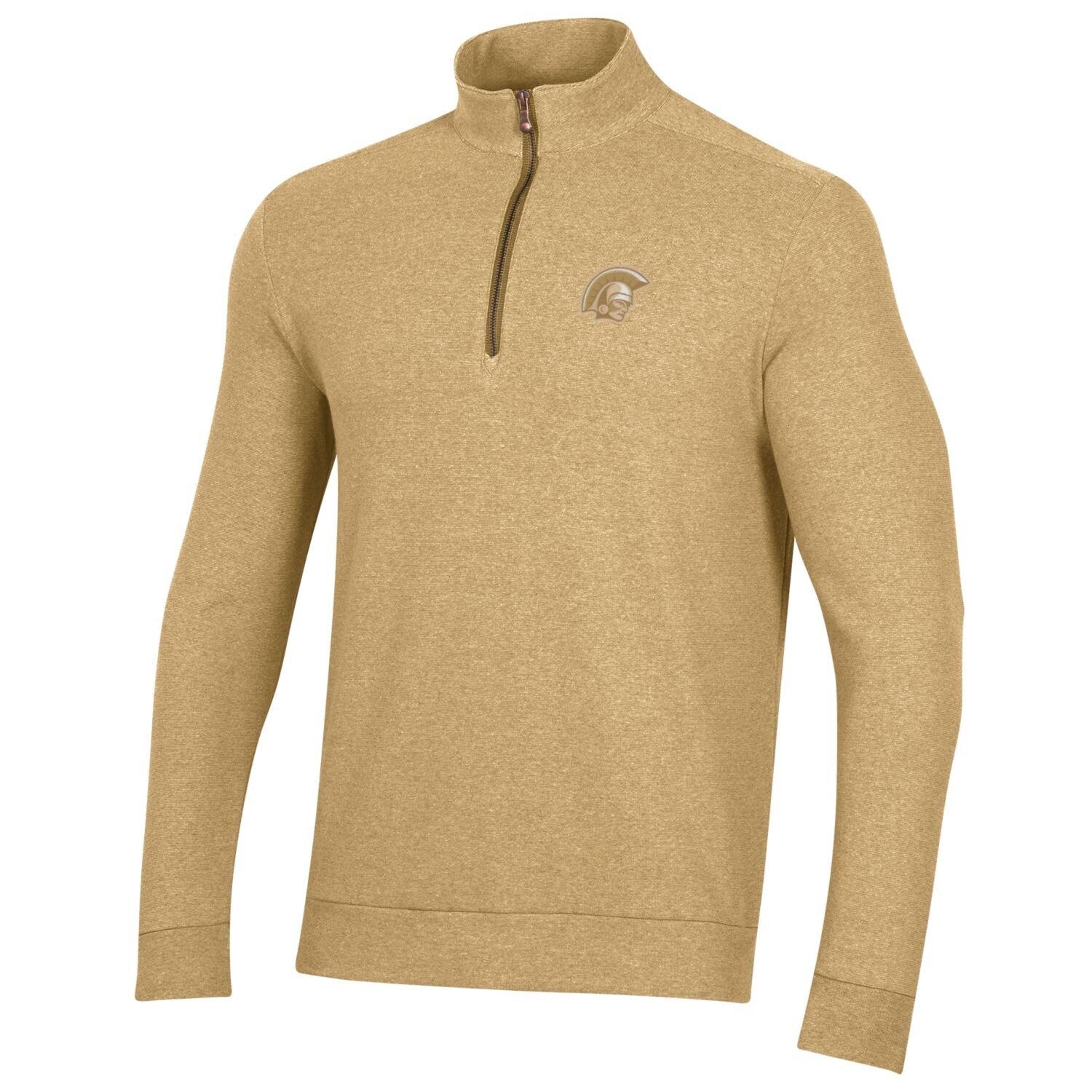 The Midway 1/4 Zip 23gsmqz, Size: AS, Color: Heathered Camel