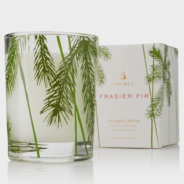 Frasier Fir Pine Needle Votive Candle, 2oz