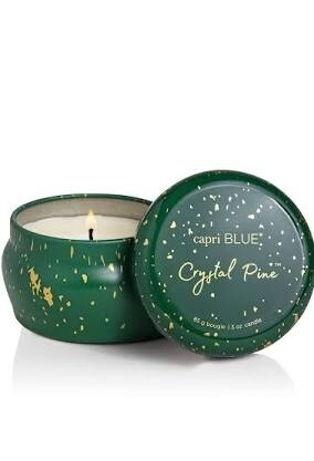 Capri Blue Crystal Pine Mini Tin, 3oz