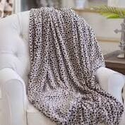 Cheetah Throw Tan/Black