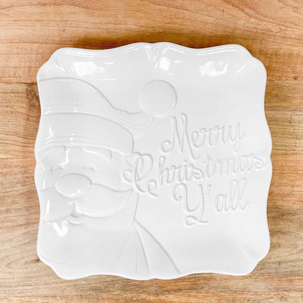 Merry Christmas Y&#39;all Platter