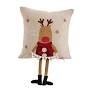 Deer Dangle Leg Pillow