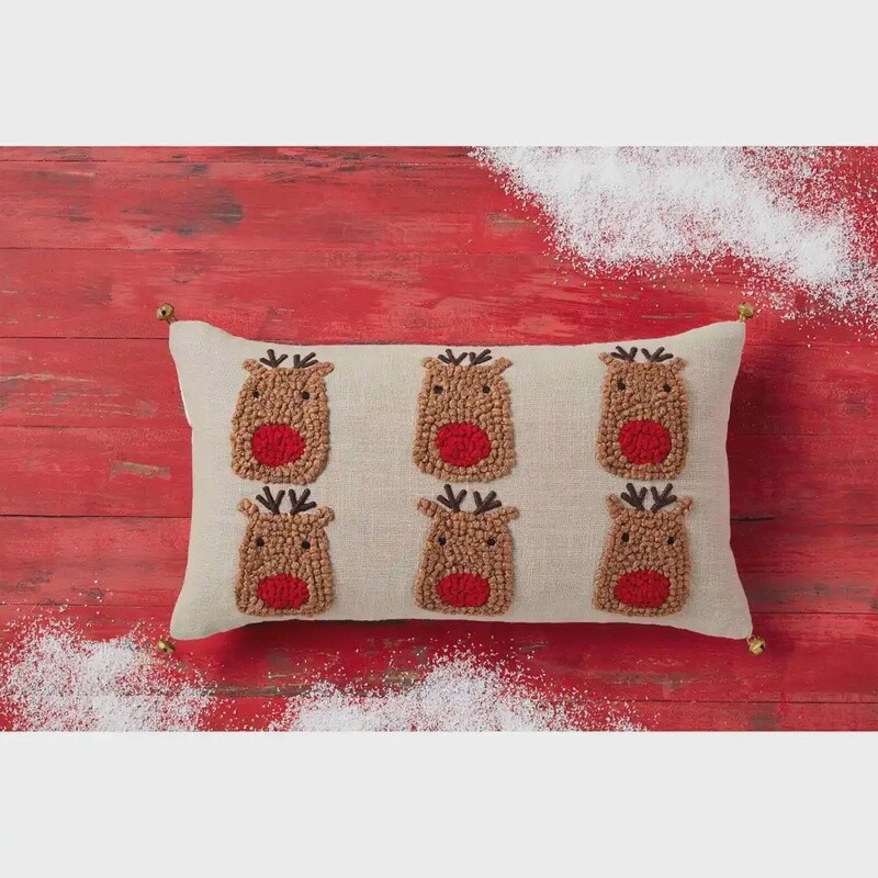 Farm Reindeer Hook Pillow