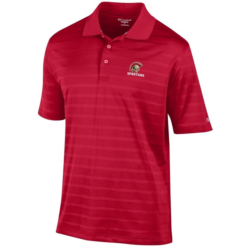 Men&#39;s Textured Stripped Polo 23cmtp