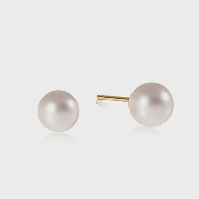 Classic Ball Stud, Pearl 8mm