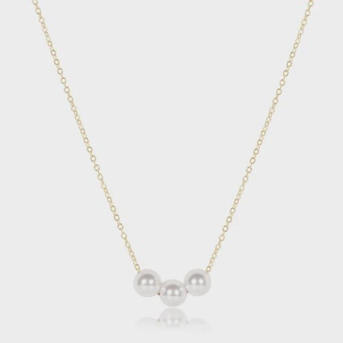 Gold 16&quot; Necklace, Joy Pearl