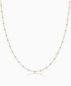 Gold 17&quot; Choker Classic Simplicity