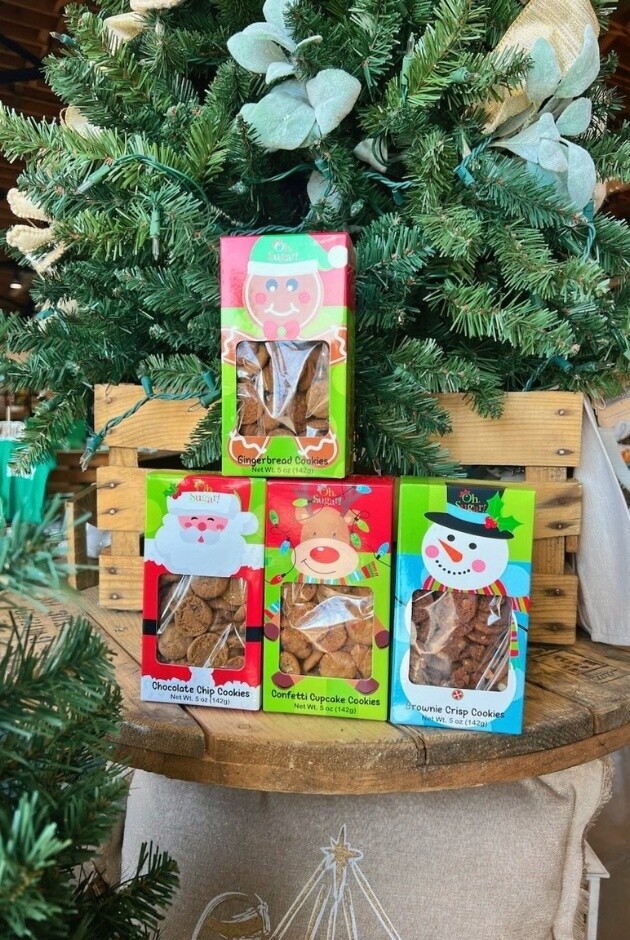 Cookie Box, 5oz, Flavor: Snowman/Brownie Crisp