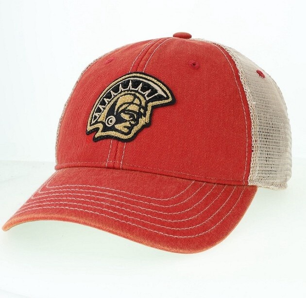 OFA Legacy Chenille Spartan Hat 23lofac, Color: Scarlet Trucker