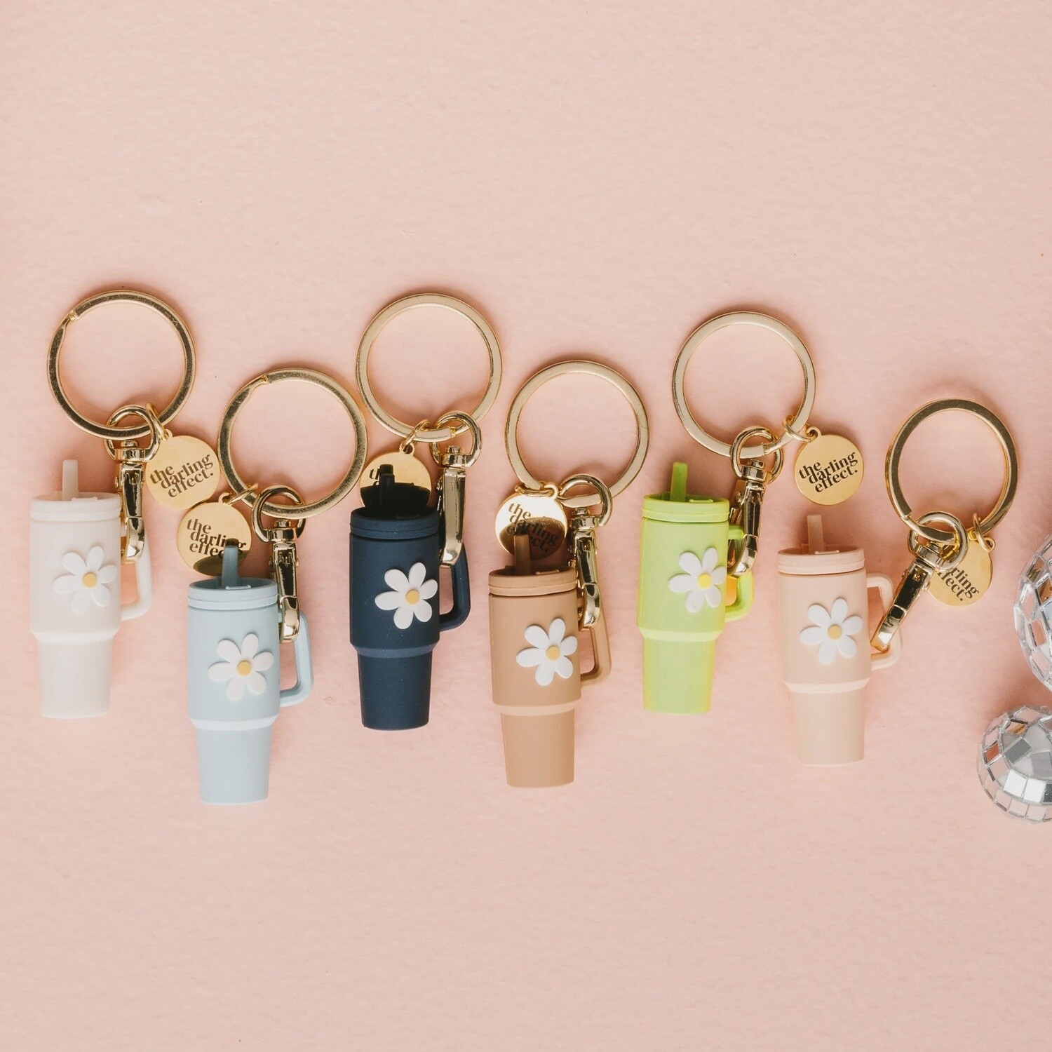 Tiny Tumbler Keychain, Color: Navy