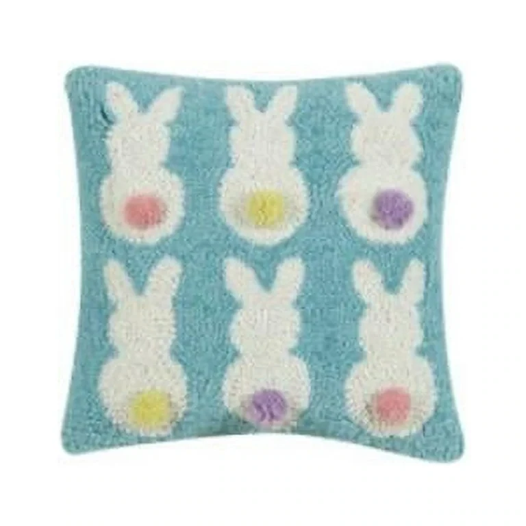 Bunny Backs Hook Pillow
