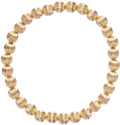 Dignity Gold Bead Bracelet, 6mm