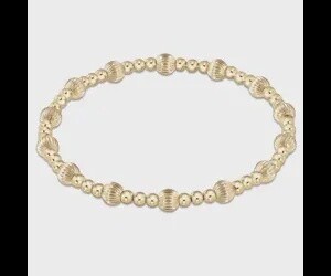 Extends Dignity Gold Sincerity Bracelet, 5mm