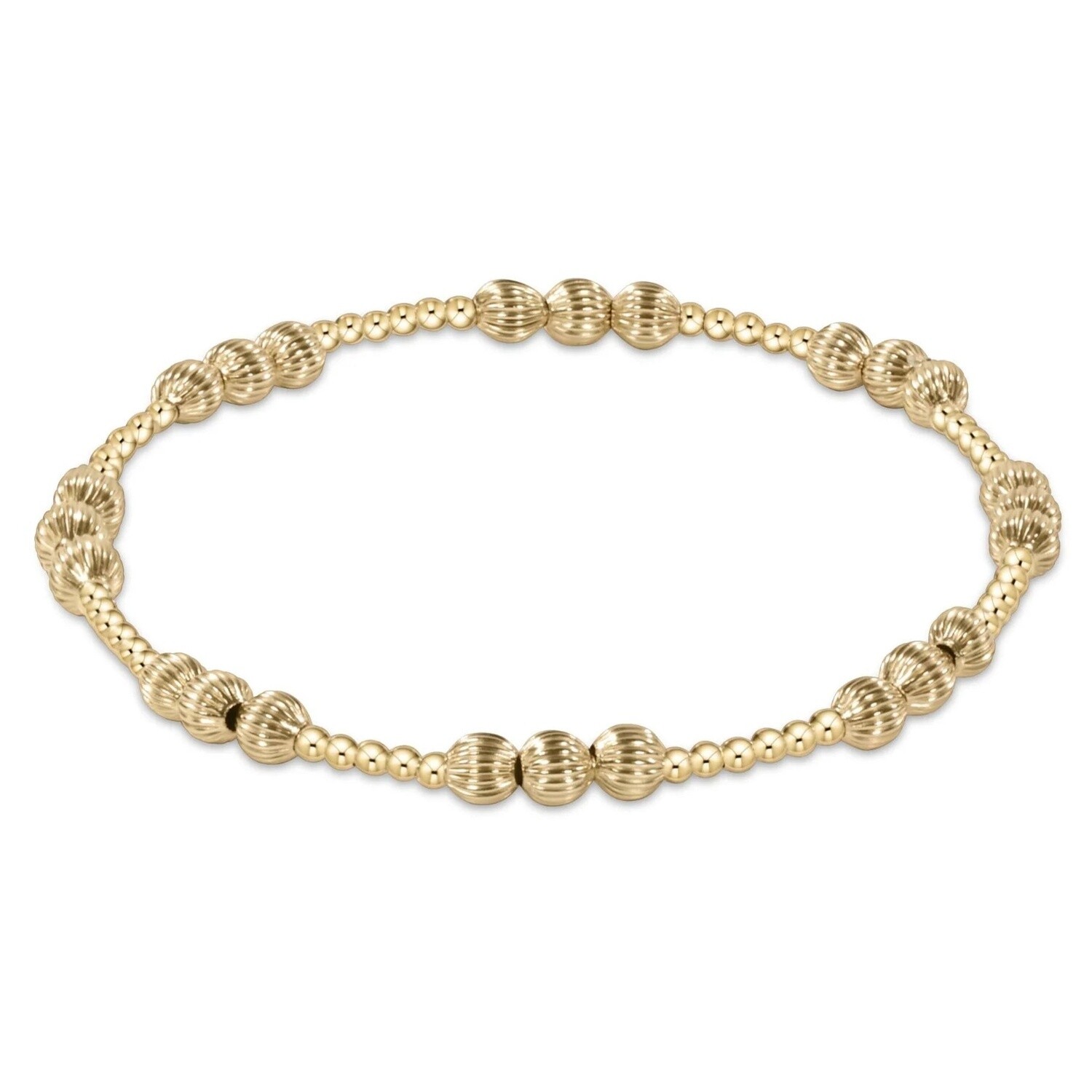 Extends Gold Dignity Joy  Bracelet, 4mm
