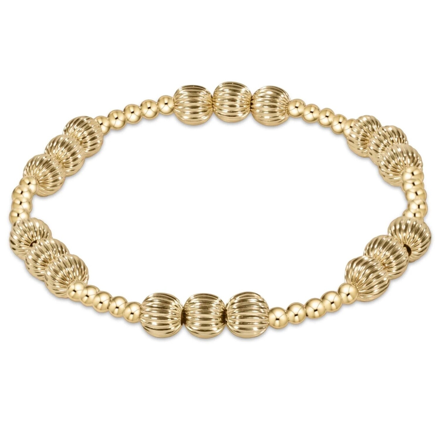 Extends Gold Dignity Joy Bracelet, 6mm