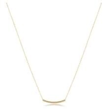 Gold 16&quot; Bliss Bar Necklace