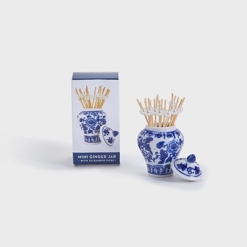 Mini Ginger Jar w Picks