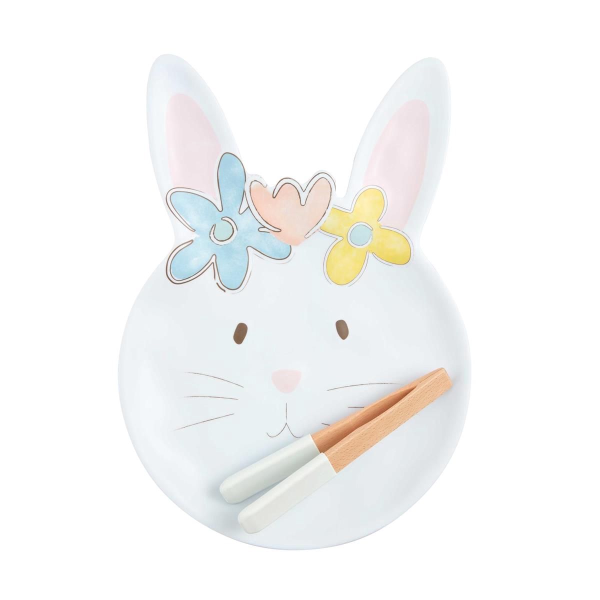 Bunny Melamine Cookie Tray
