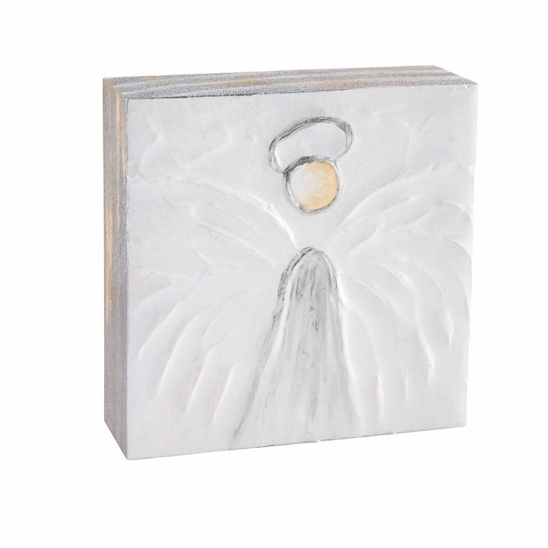 Angel Block Plaque, Small