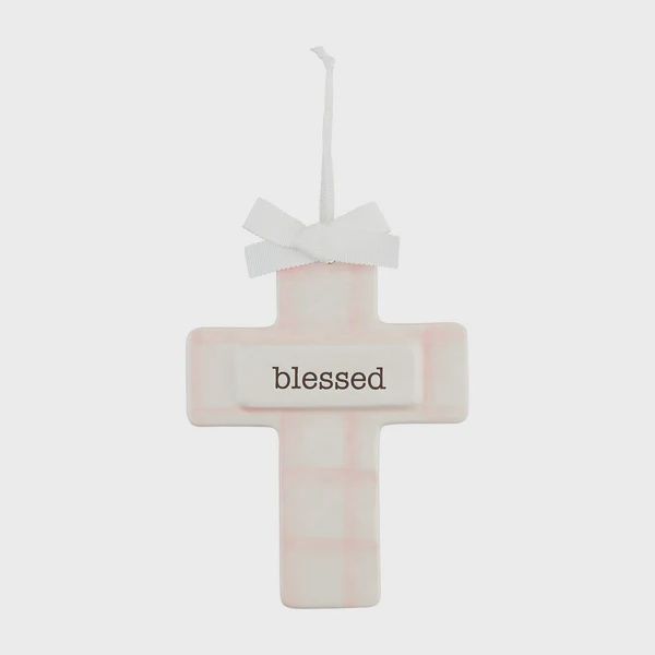 Baby Keepsake Cross, Design: Pink