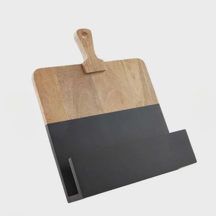 Black Two-Tone Cookbook Holder