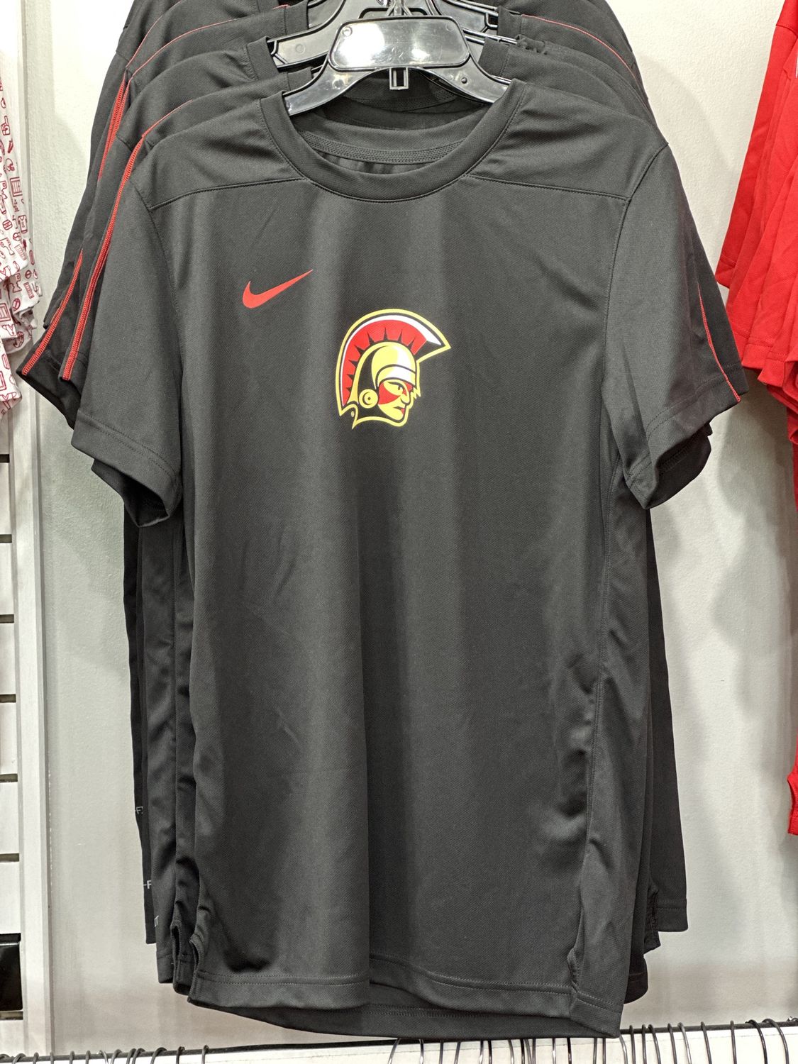 Nike Coach Top 24NKCT, Size: AS, Color: Black/University Red