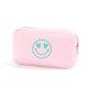 Heart Smiley Pink Accessory Bag