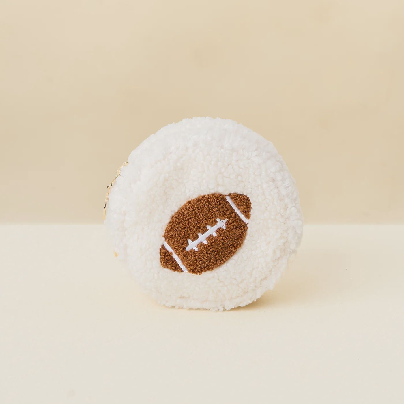 Circle Teddy Pouch, Football