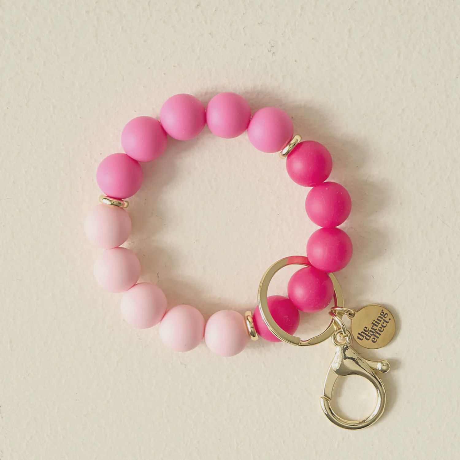 Keychain Wristlet, Color: Tickled Pink