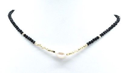 Bobby Gold Black Necklace