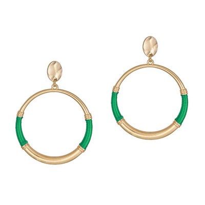 Theta Green Earring