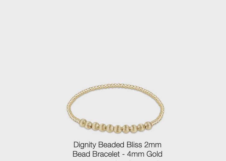 Dignity Beaded Bliss Bracelet, 4mm
