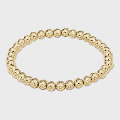 Extends Classic Gold Bead Bracelet, 5mm