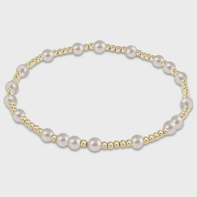 Extends Gold Hope Unwritten Bracelet, Pearl
