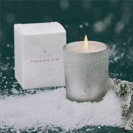 Frasier Fir Flocked Collection Votive, 2oz
