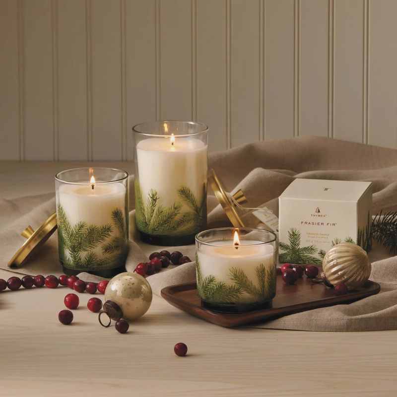 Frasier Fir Pine Needle Luminary, Medium 11 oz.