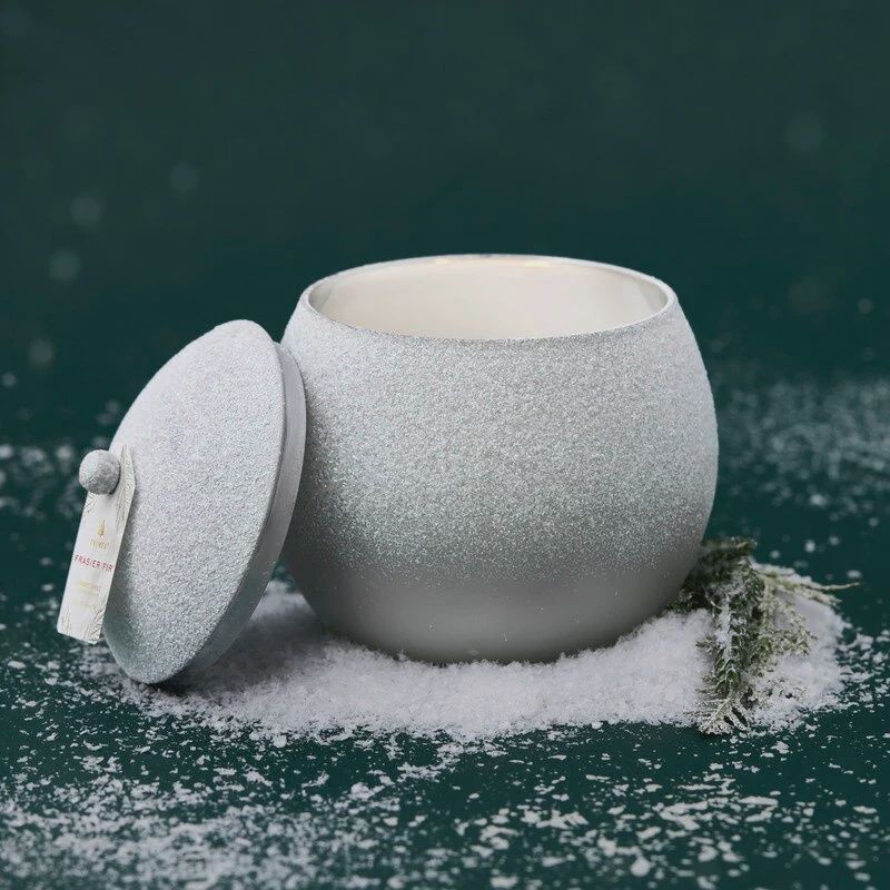 Frasier Fir Flocked Collection, Novelty Statement Candle, 22oz