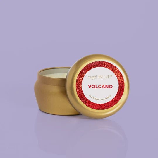 Volcano Red Glitter, Mini Tin,  3oz