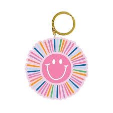 MS Acrylic Keychain, Design: Smiley Face