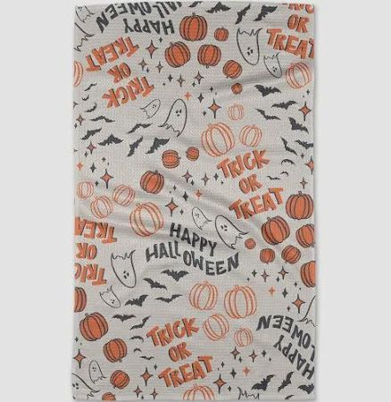 Trick or Treat Tea Towel