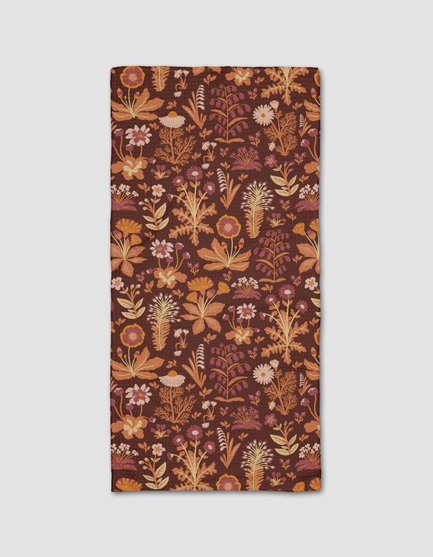 Cozy Floral Tea Towel