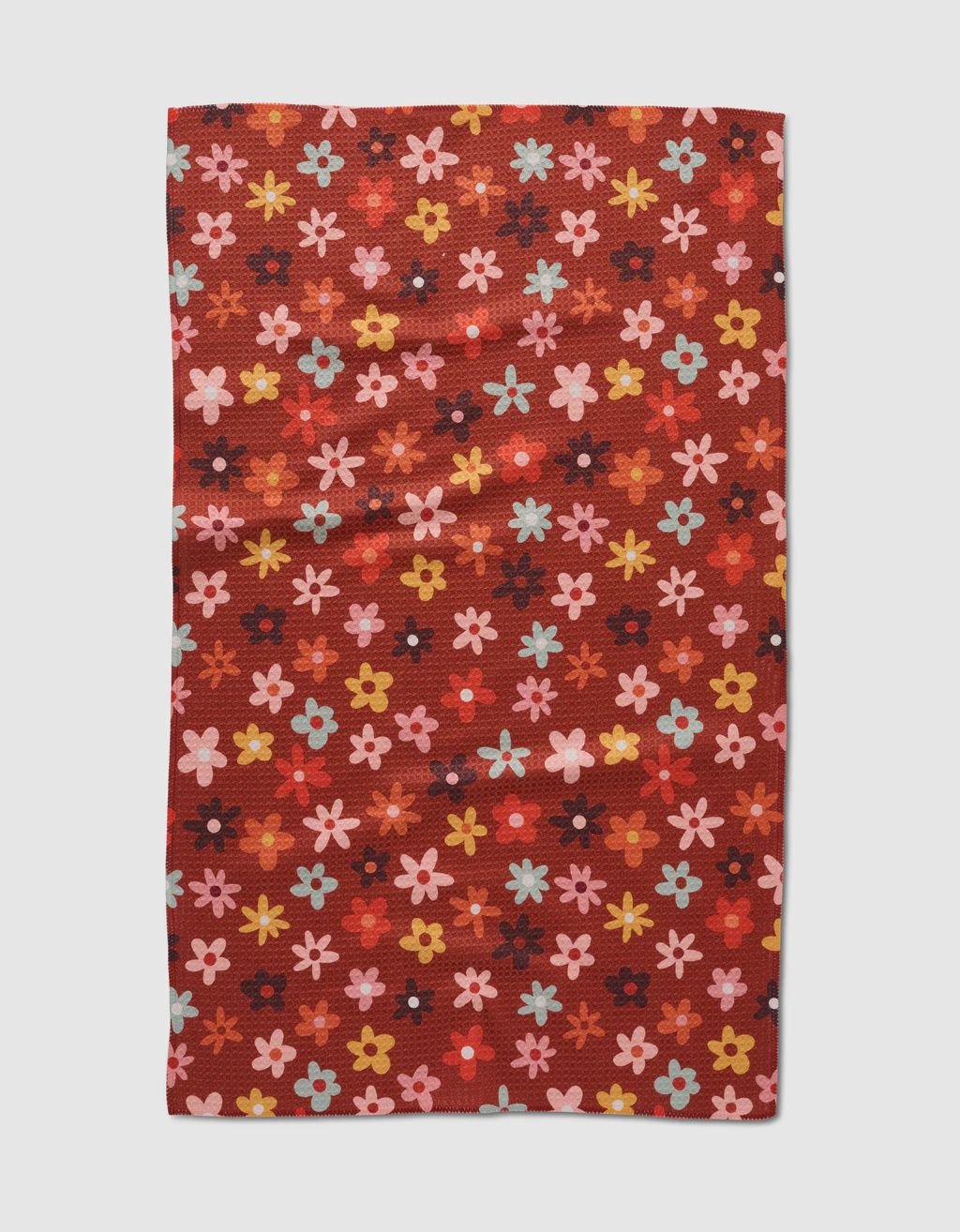 Field of Fall Daisies Tea Towel