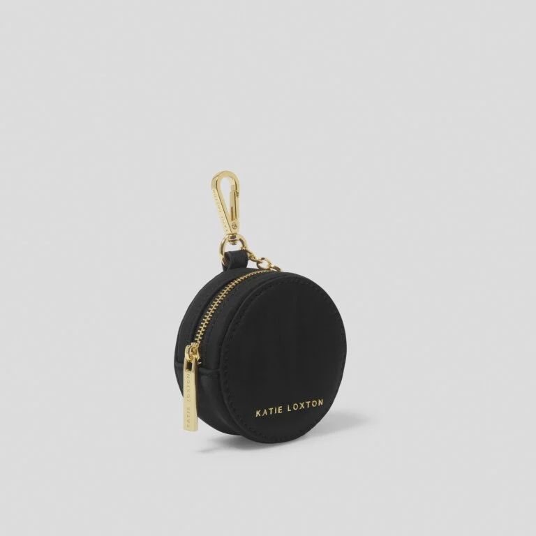 Nylon Clip On Purse, Color: Black