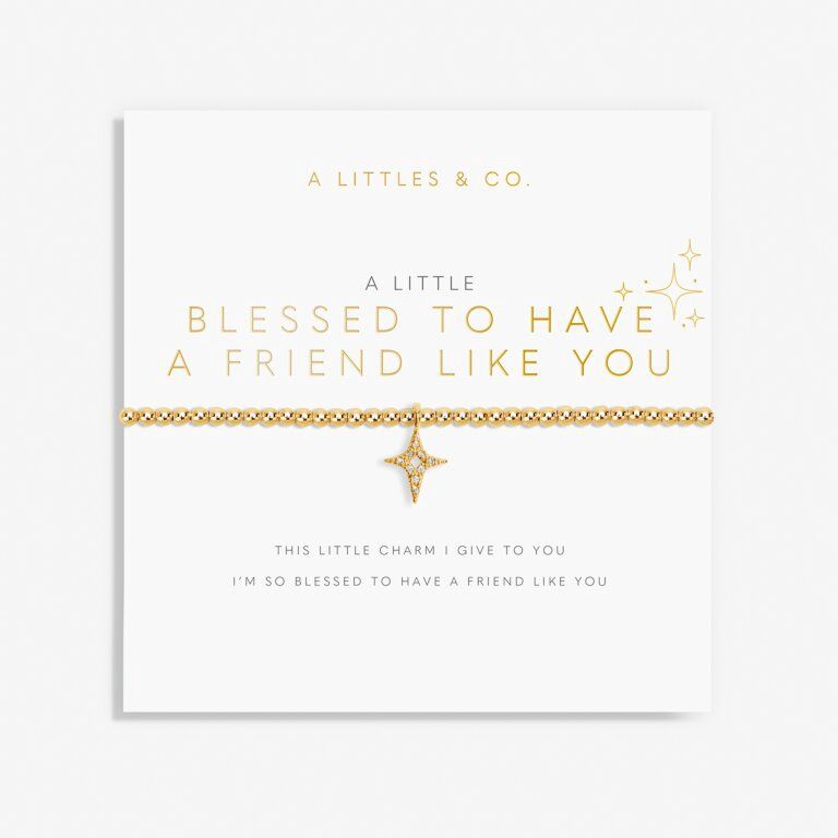 A Little - Blessed to Have a Friend Like You Bracelet