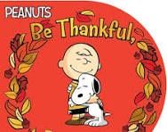 Peanuts, Be Thankful, Be Giving