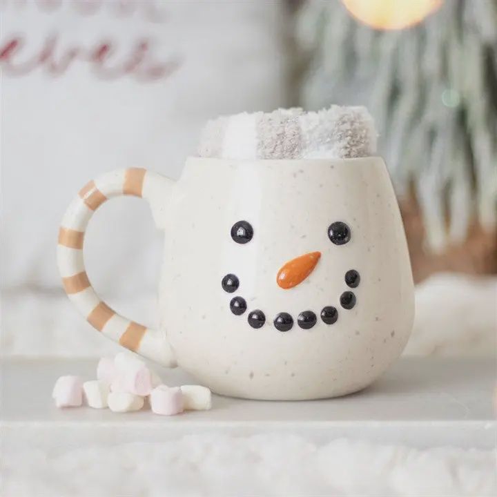 Snowman Mug w Socks
